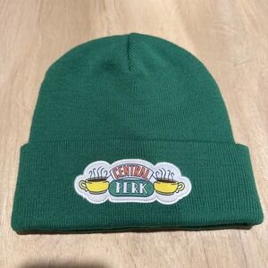 Friends Sitcom The Experience Central Perk Coffee Knit Beanie Hat Winter Hat